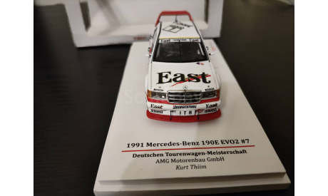 Mercedes 190E 190 E Evo2 1991 TSM  124374, масштабная модель, Mercedes-Benz, True Scale Miniatures, scale43