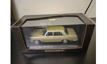 Mercedes 300Sel 300 Sel 6.3 1968-72 W109 Minichamps 430039100, масштабная модель, scale43, Mercedes-Benz