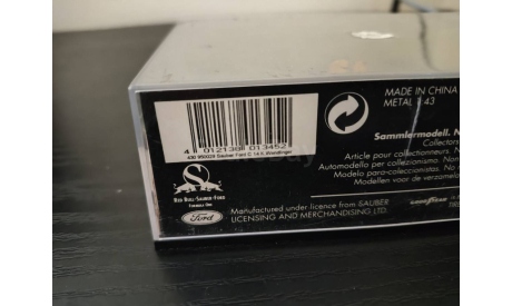 Sauber Ford C14 Wendlinger F1 Minichamps  430950029, масштабная модель, 1:43, 1/43