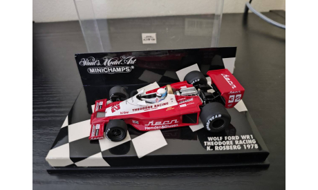Wolf Ford WR1 Theodore Racing Rosberg 1978 F1 Minichamps 400780032, масштабная модель, scale43