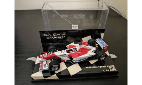Panasonic Toyota TF103 TF 103 Da Matta  F1 Minichamps 400030021, масштабная модель, scale43