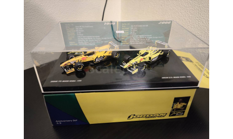 Jordan 199 + Jordan EJ10 Mugen Honda Set F1 Minichamps 402109900, масштабная модель, scale43