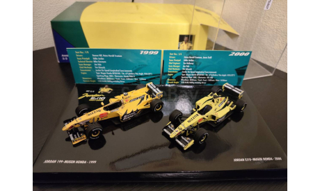 Jordan 199 + Jordan EJ10 Mugen Honda Set F1 Minichamps 402109900, масштабная модель, scale43