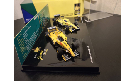 Jordan 199 + Jordan EJ10 Mugen Honda Set F1 Minichamps 402109900, масштабная модель, scale43