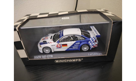 BMW M3 GTR ELMS Jarama 2001 Minichamps 400012193, масштабная модель, scale43