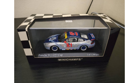 Porsche 911 CT3 Cup Daytona 2003 Minichamps 400036981, масштабная модель, scale43