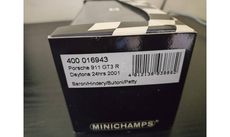 Porsche 911 GT3 К Daytona 2001 Minichamps 400016943, масштабная модель, scale43