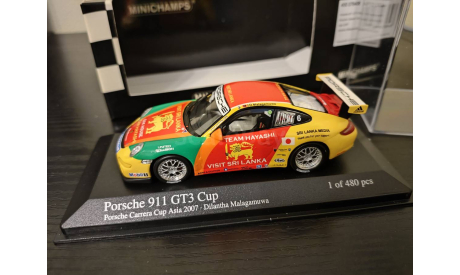 Porsche 911 GT3 Gup  Asia 2007 Minichamps 400076406, масштабная модель, scale43