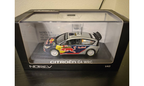 Citroen C4 WRC Rallye 2010 Raikkonen  Norev 155432, масштабная модель, Citroën, scale43