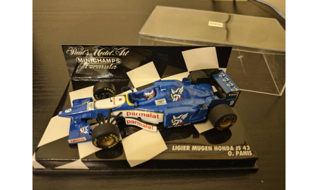 Ligier  Mugen Honda JS43 JS 43 Panis F1 Minichamps 430960009, масштабная модель, scale43