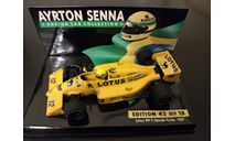 Lotus 99 T-Honda Turbo 1987  Senna  Minichamps, масштабная модель, scale43