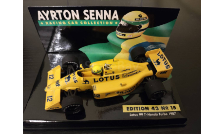 Lotus 99 T-Honda Turbo 1987  Senna  Minichamps, масштабная модель, scale43