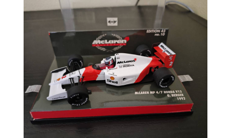 Mclaren MP4/7 Honda V12 Berger 1992  F1 Minichamps 530924302, масштабная модель, scale43