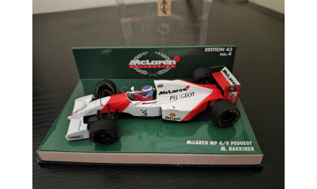 Mclaren MP4/9 Peugeot Hakkinen F1 Minichamps 530944307, масштабная модель, scale43