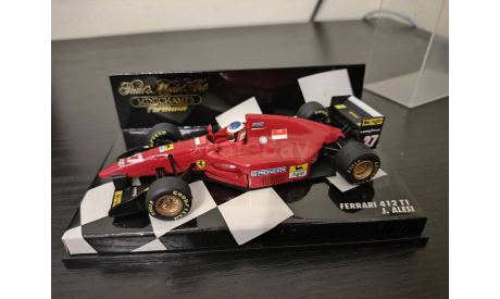 Ferrari 412 T1 Alesi F1 Minichamps 430940027, масштабная модель, scale43