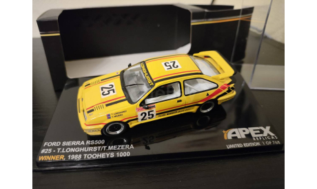 Ford Sierra RS 500 Cosworth Winner Tooheys 1000 Bathurst Apex Ixo, масштабная модель, IXO Rally (серии RAC, RAM), scale43