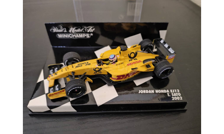 Jordan Honda EJ12 Sato 2002 F1 Minichamps 400020010, масштабная модель, scale43