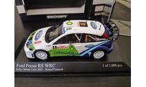 Ford Focus RS WRC Rally Monte Carlo 2005 Minichamps 400058404, масштабная модель, scale43