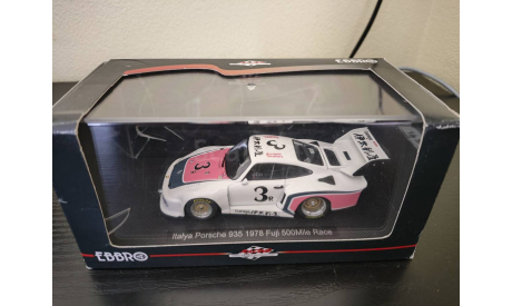 Italya Porsche 935 1978 Fuji 500 Mile Ebbro 44154, масштабная модель, scale43
