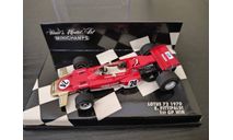 Lotus 72 1970 Fittipaldi 1st GP Win F1 Minichamps 430700024, масштабная модель, scale43