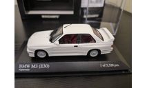 BMW M3 E30 1987 Minichamps, масштабная модель, scale43