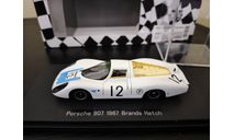 Porsche 907 1967 Brandis Hitch Ebbro 44649, масштабная модель, scale43