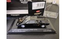 Lamborghini Countach LP400 1974 + Emblem Minichamps 433103105, масштабная модель, scale43