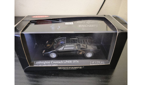 Lamborghini Countach LP400 1974 + Emblem Minichamps 433103105, масштабная модель, scale43