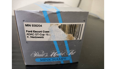 Ford Escort Cosworth ADAC GT-Cup 1993 Minichamps 938204, масштабная модель, scale0