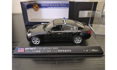 Infiniti G35 sedan 2002 Hawaii Honolulu Police  Monox, масштабная модель, scale43