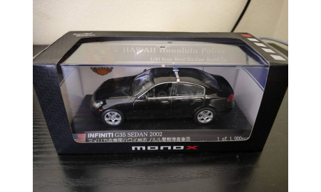 Infiniti G35 sedan 2002 Hawaii Honolulu Police  Monox, масштабная модель, scale43