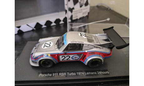 Porsche 911 RSR Turbo 1974 Lemans 24 Ebbro 44308, масштабная модель, scale43