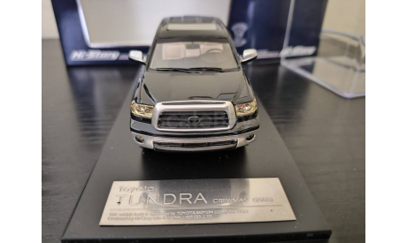 Toyota Tundra Crewmax 2008 Hi-Story  HS095BK, масштабная модель, 1:43, 1/43