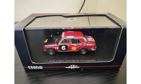 Nissan Bluebird 410 Afrikan Safari Rally 1966 Ebbro, масштабная модель, scale43