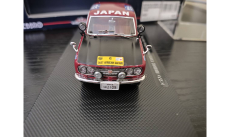 Nissan Bluebird 410 Afrikan Safari Rally 1966 Ebbro, масштабная модель, scale43