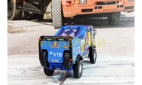 КАМАЗ-435091 победитель ралли «Дакар-2022» - №500 Сотников 1:43, масштабная модель, 1/43, MODIMIO