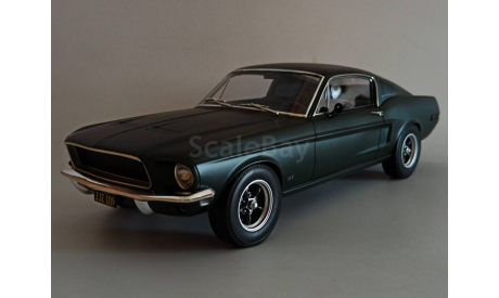 1:12 Ford Mustang Fastback 1968 Green 1:12 Norev, масштабная модель, scale12