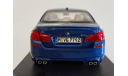 Bmw M5 F10 Monte Carlo Blue 1:18 Дилерский, масштабная модель, scale18