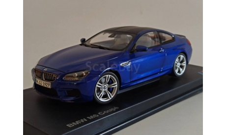 Bmw M6 Coupe San Marino Blue 1:18 Дилерская, масштабная модель, Paragon, scale18