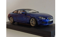 Bmw M6 Coupe San Marino Blue 1:18 Дилерская, масштабная модель, Paragon, scale18