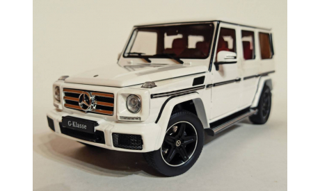 Mercedes G class W463 1:18 White Limited, масштабная модель, I scale, scale18, Mercedes-Benz