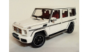 Mercedes G class W463 1:18 White Limited, масштабная модель, I scale, scale18, Mercedes-Benz