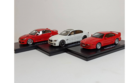 Три модели БМВ,Е31,Е60,F01, масштабная модель, BMW, Renn Miniatures, 1:43, 1/43