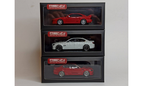 Три модели БМВ,Е31,Е60,F01, масштабная модель, BMW, Renn Miniatures, 1:43, 1/43