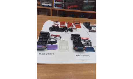 Запчасти на модели в масштабе 1/43 ВАЗ 2108-099, запчасти для масштабных моделей, scale43
