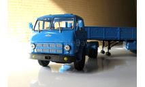 Маз 504А синий + полуприцеп маз 5205, масштабная модель, Наш Автопром, scale43