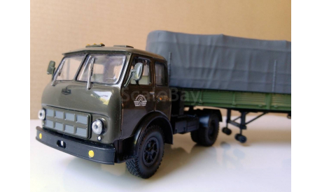 МАЗ 504В + Полуприцеп МАЗ 9380 1/2, масштабная модель, Наш Автопром, scale43