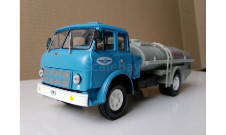 Маз 500А Топливозаправщик тз-7,5 голубой/серый, масштабная модель, Наш Автопром, scale43
