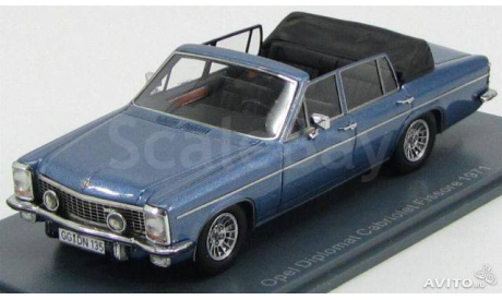 Модель Opel Diplomat B Convertible Fissore 1/43 NEO, масштабная модель, 1:43