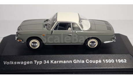 Модель Volkswagen 34-es tipus Karmann Ghia 1500 Coupe (1962) 1/43 IXO/Hungary DeA, масштабная модель, DeAgostini, scale43